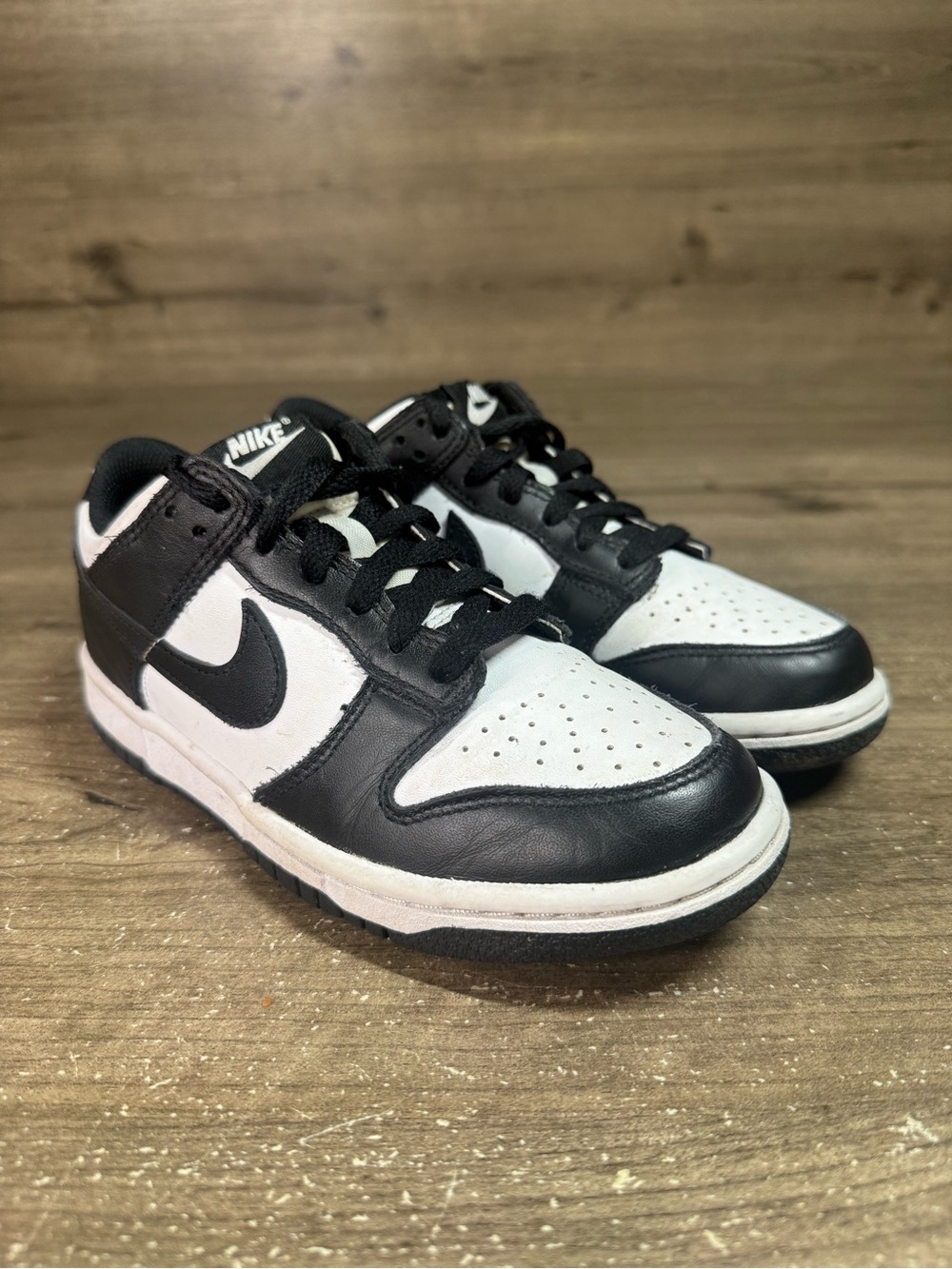 Nike Dunk Low Panda GS Black White CW1590-100 Youth 3.5Y Women’s 5